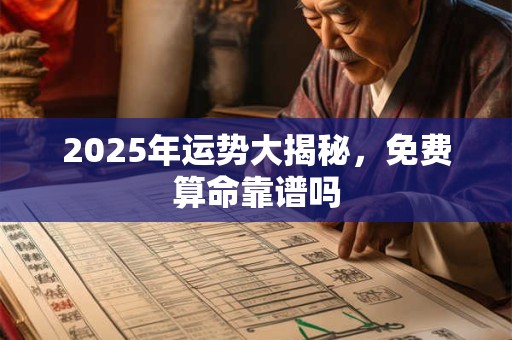 2025年运势大揭秘，免费算命靠谱吗