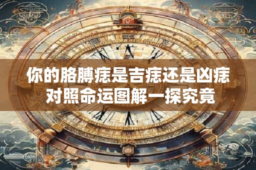 你的胳膊痣是吉痣还是凶痣 对照命运图解一探究竟