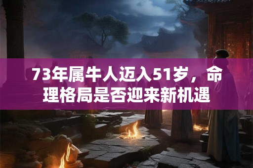 73年属牛人迈入51岁，命理格局是否迎来新机遇