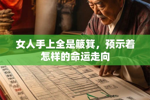 女人手上全是簸箕，预示着怎样的命运走向
