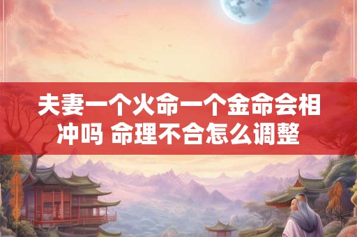 夫妻一个火命一个金命会相冲吗 命理不合怎么调整