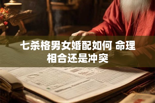 七杀格男女婚配如何 命理相合还是冲突