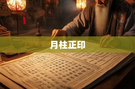 月柱正印