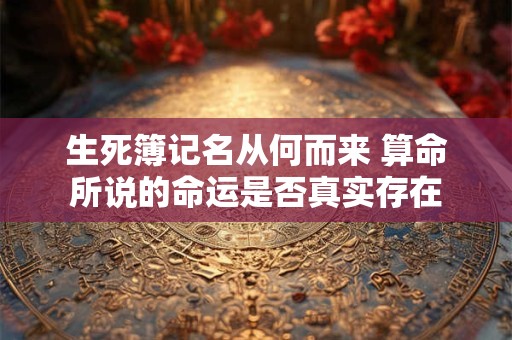生死簿记名从何而来 算命所说的命运是否真实存在