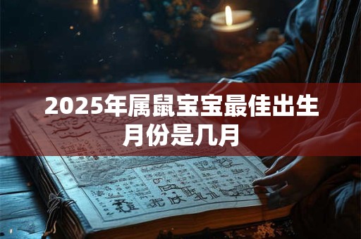 2025年属鼠宝宝最佳出生月份是几月