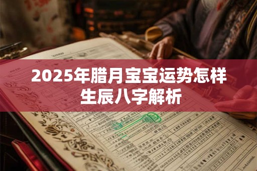 2025年腊月宝宝运势怎样 生辰八字解析