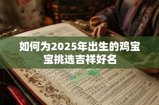 如何为2025年出生的鸡宝宝挑选吉祥好名