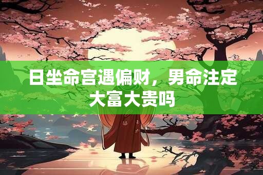 日坐命宫遇偏财，男命注定大富大贵吗