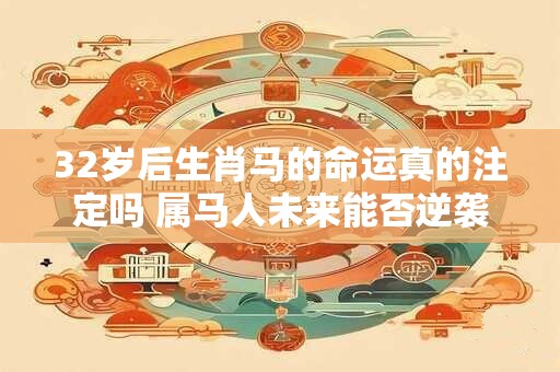 32岁后生肖马的命运真的注定吗 属马人未来能否逆袭