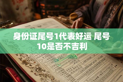 身份证尾号1代表好运 尾号10是否不吉利