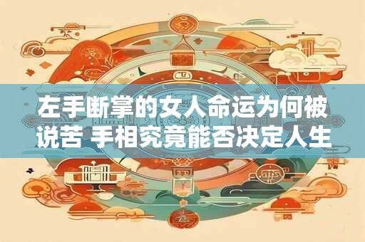 左手断掌的女人命运为何被说苦 手相究竟能否决定人生