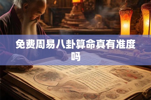 免费周易八卦算命真有准度吗