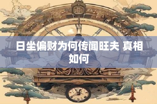 日坐偏财为何传闻旺夫 真相如何