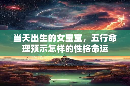 当天出生的女宝宝，五行命理预示怎样的性格命运