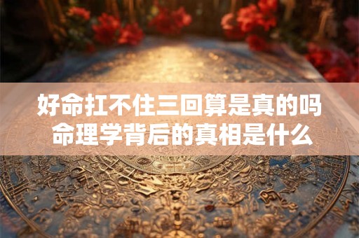 好命扛不住三回算是真的吗 命理学背后的真相是什么