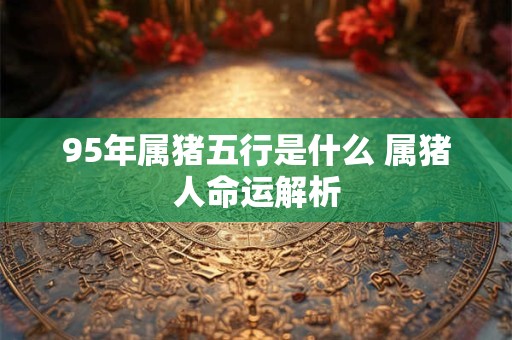 95年属猪五行是什么 属猪人命运解析