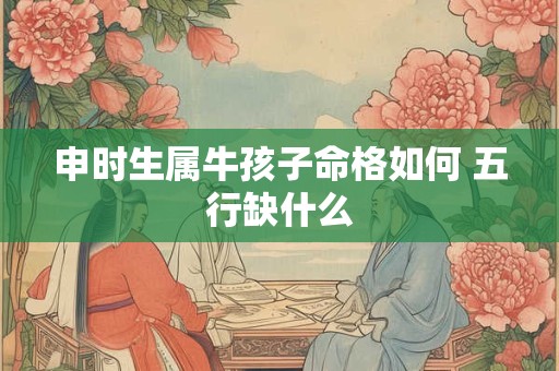申时生属牛孩子命格如何 五行缺什么