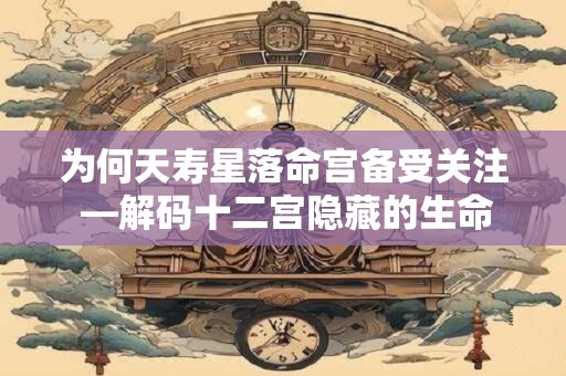 为何天寿星落命宫备受关注 —解码十二宫隐藏的生命密码