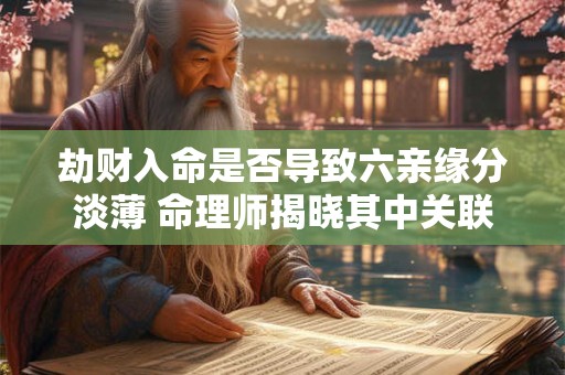 劫财入命是否导致六亲缘分淡薄 命理师揭晓其中关联
