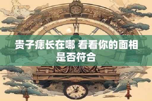 贵子痣长在哪 看看你的面相是否符合