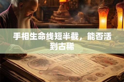 手相生命线短半截，能否活到古稀