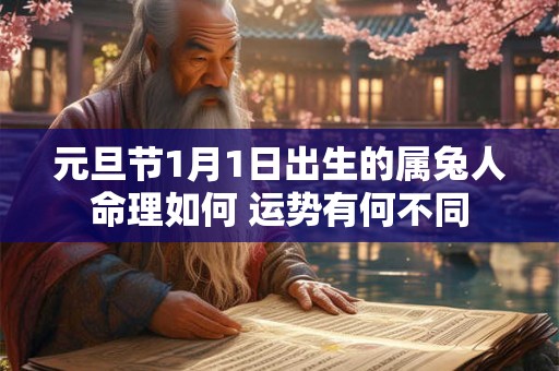 元旦节1月1日出生的属兔人命理如何 运势有何不同