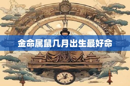 金命属鼠几月出生最好命