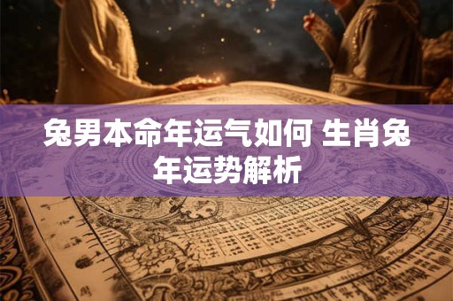 兔男本命年运气如何 生肖兔年运势解析