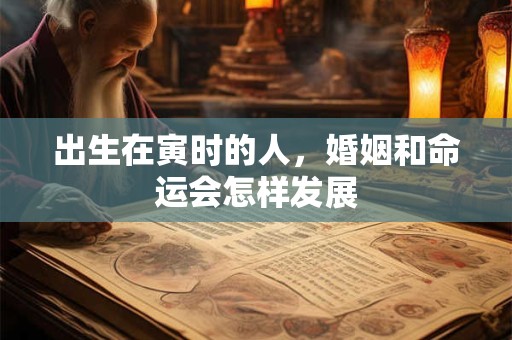 出生在寅时的人,婚姻和命运会怎样发展 出生在寅时的人,婚姻和命运会怎样发展