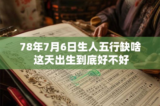 78年7月6日生人五行缺啥 这天出生到底好不好