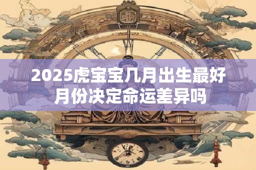 2025虎宝宝几月出生最好 月份决定命运差异吗