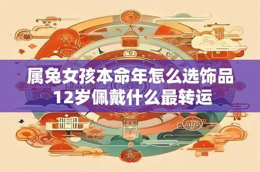 属兔女孩本命年怎么选饰品 12岁佩戴什么最转运