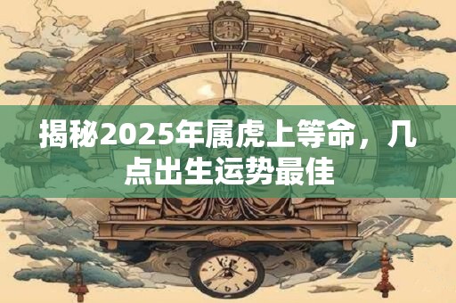 揭秘2025年属虎上等命，几点出生运势最佳