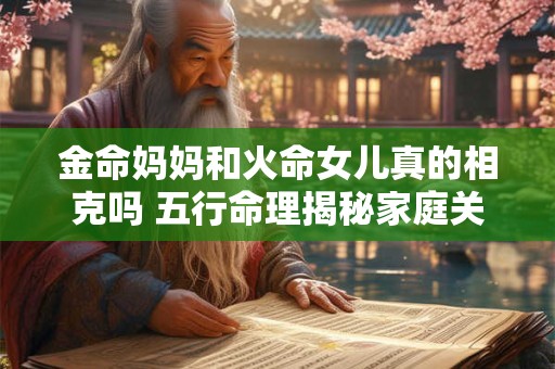 金命妈妈和火命女儿真的相克吗 五行命理揭秘家庭关系
