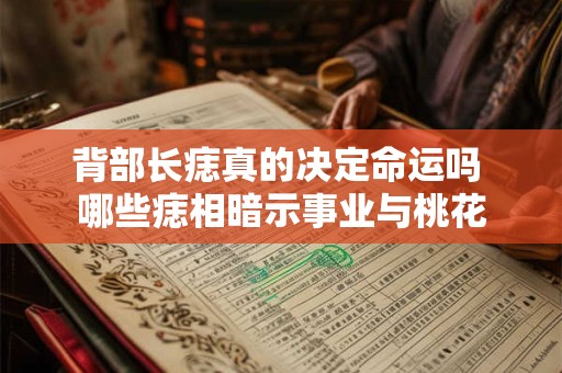 背部长痣真的决定命运吗 哪些痣相暗示事业与桃花