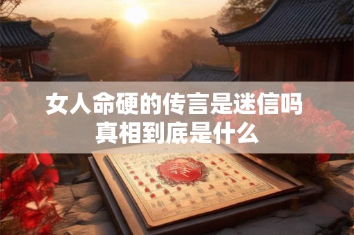 女人命硬的传言是迷信吗 真相到底是什么