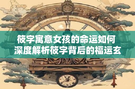 筱字寓意女孩的命运如何 深度解析筱字背后的福运玄机