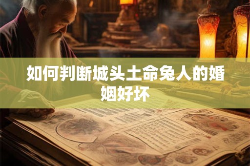如何判断城头土命兔人的婚姻好坏