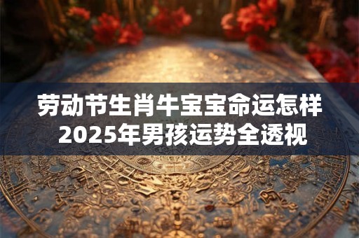 劳动节生肖牛宝宝命运怎样 2025年男孩运势全透视