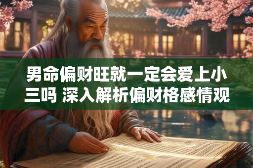 男命偏财旺就一定会爱上小三吗 深入解析偏财格感情观