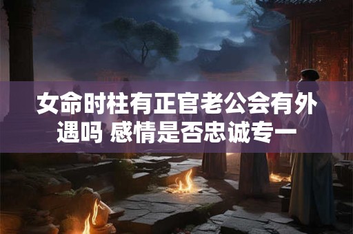 女命时柱有正官老公会有外遇吗 感情是否忠诚专一