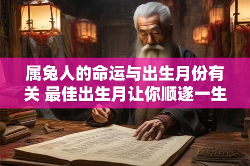 属兔人的命运与出生月份有关 最佳出生月让你顺遂一生