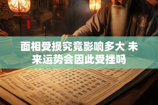 面相受损究竟影响多大 未来运势会因此受挫吗
