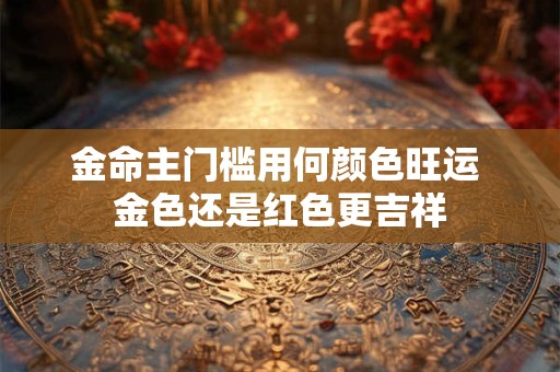 金命主门槛用何颜色旺运 金色还是红色更吉祥