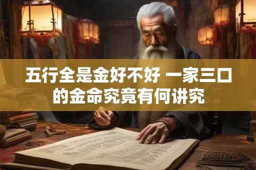 五行全是金好不好 一家三口的金命究竟有何讲究 五行全是金好不好 一家三口的金命究竟有何讲究