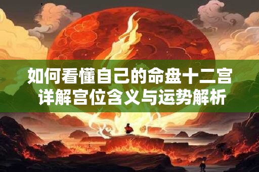 如何看懂自己的命盘十二宫 详解宫位含义与运势解析