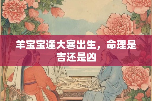 羊宝宝逢大寒出生，命理是吉还是凶