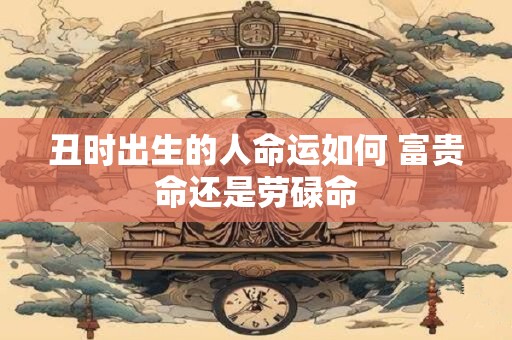 丑时出生的人命运如何 富贵命还是劳碌命