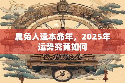 属兔人逢本命年，2025年运势究竟如何