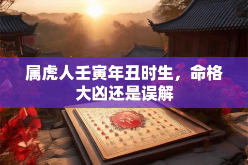 属虎人壬寅年丑时生，命格大凶还是误解